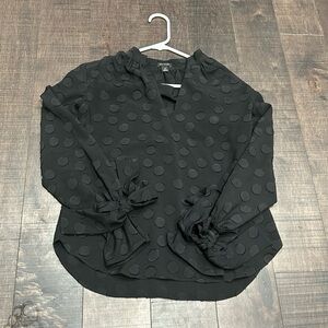 Ann Taylor blouse with bell sleeves.